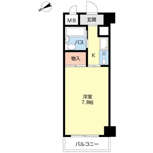 コスモ浦安舞浜【3階】の間取り