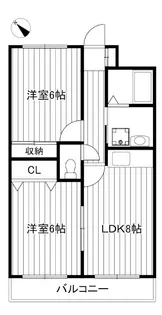 メゾン・トパール【2階】の間取り