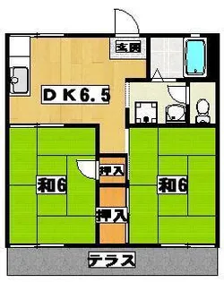 アネックス石井【1階】の間取り