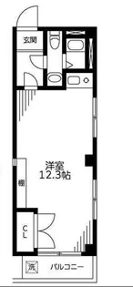 タウンK【4階】の間取り