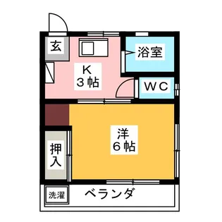 メイフェアーNO.2【2階】の間取り