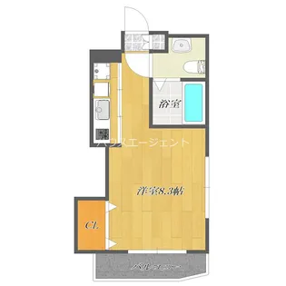 ボワリジエール【4階】の間取り