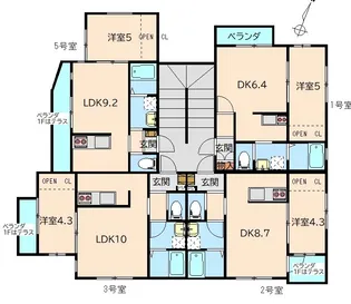R-EIGHTEEN【1階】の間取り