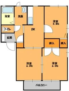 ファミーレB【1階】の間取り