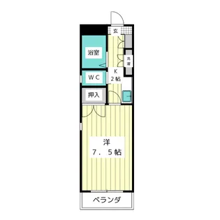 レジデンス千代萬【2階】の間取り