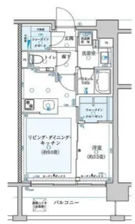 クリオラベルヴィ三ノ輪【13階】の間取り