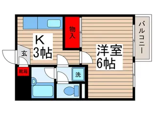 宮前マンション【2階】の間取り