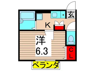 ベルダ・ビレッジオII【2階】の間取り
