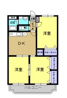 M・ジュールマンション【2階】の間取り