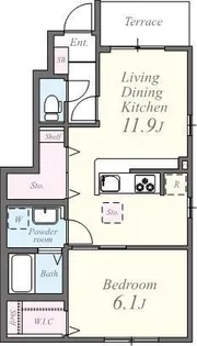テスタ ネーラ【1階】の間取り