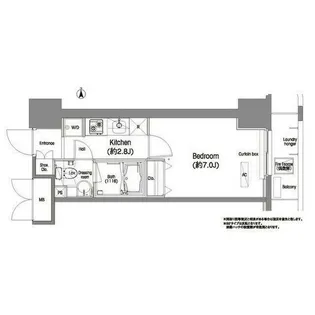コンフォリア西蒲田【3階】の間取り
