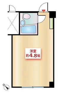 赤坂レジデンシャルホテル【7階】の間取り
