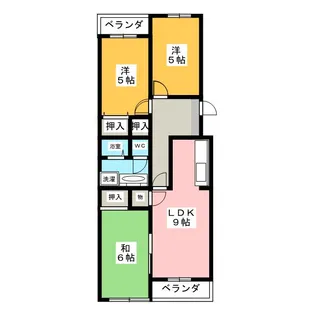 ニワビレッジファースト【3階】の間取り