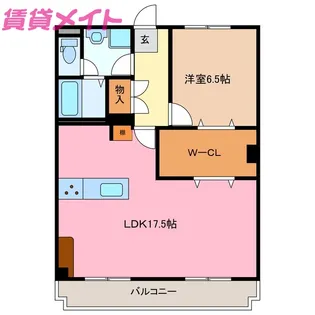ヴィラときわ【1階】の間取り