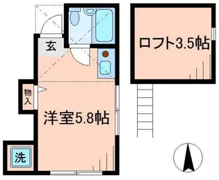 ティエドゥール清水町【2階】の間取り