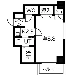 グリーンキャピタル本町【2階】の間取り