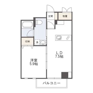 Kayasumitopia【4階】の間取り