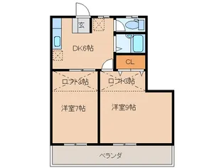 M7マンション【3階】の間取り