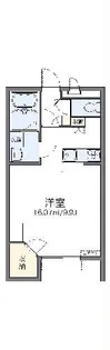 レオパレスコンディネント【1階】の間取り