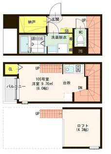 Arbre志賀本通の間取り