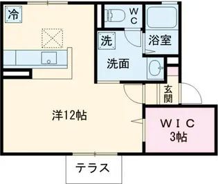 セジュールショコラ【1階】の間取り