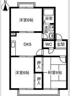メゾンドフォーレ三番館【2階】の間取り