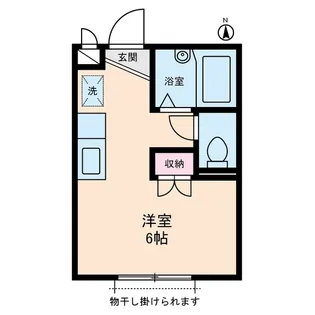 ユーハイツ(杉並区)【1階】の間取り