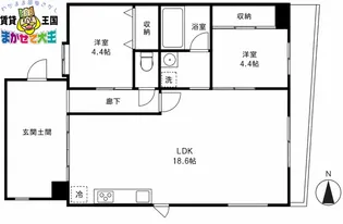 WINDMUHLE BUNKYO【2階】の間取り