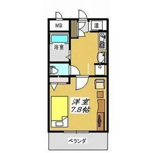 ノーブルハウス吉田【7階】の間取り