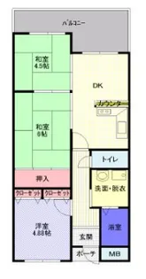 長楽ビル【3階】の間取り