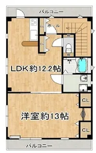 ミチコマンション【3階】の間取り