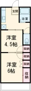 コーポ天野I【1階】の間取り