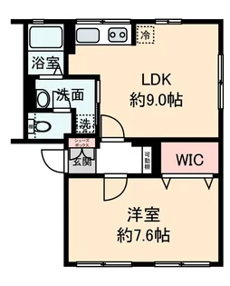 シティハイム グラーベ【1階】の間取り