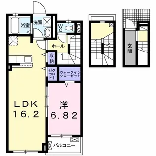 サンビレッジ 壱番館【3階】の間取り
