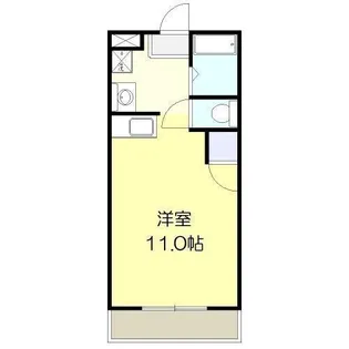恒久マンションアイリ【6階】の間取り