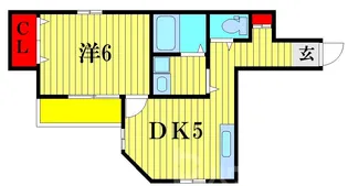 風野荘【1階】の間取り
