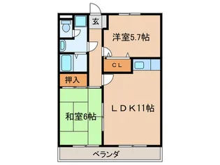 マンションムラテ【1階】の間取り