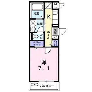 メゾン・ボヌール【3階】の間取り
