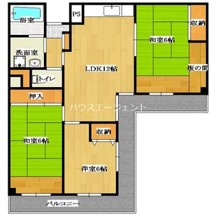 ロイヤルハイム・KEN【5階】の間取り