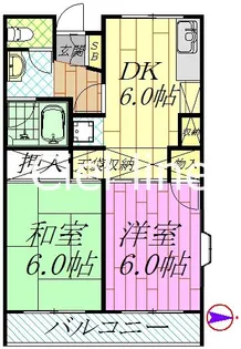メゾン吉野【1階】の間取り