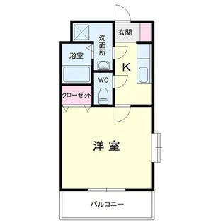 ゴオナカマンションII【3階】の間取り