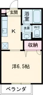 サンモールB【1階】の間取り