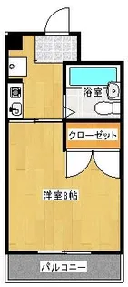 ウエストタウンハイツ【4階】の間取り