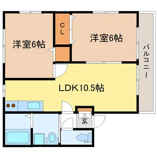 ハーモニー【2階】の間取り