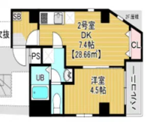 OJIMAHOLIC【8階】の間取り