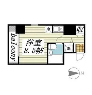 メゾン・ド・ヴィレ住吉【2階】の間取り