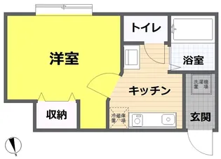 信開セルーラフェニックス【2階】の間取り