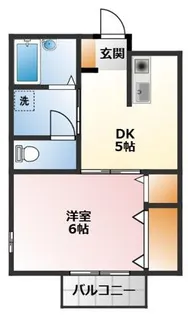 DEN仏向町【2階】の間取り