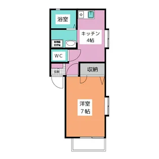 ハイムF【2階】の間取り