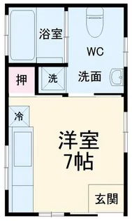 ヤングリーブスI【1階】の間取り